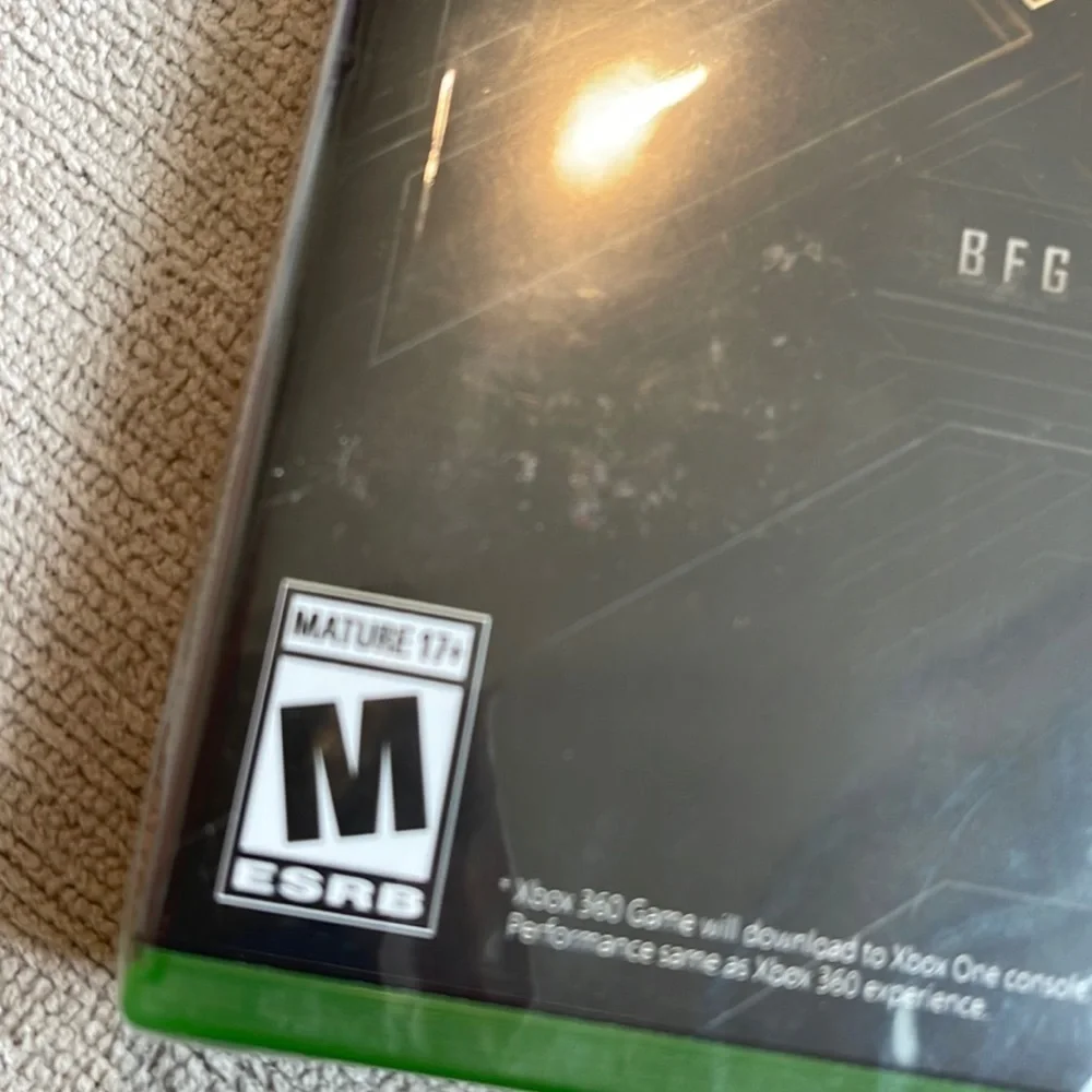 Xbox one 360 doom 3 bfg edition video game